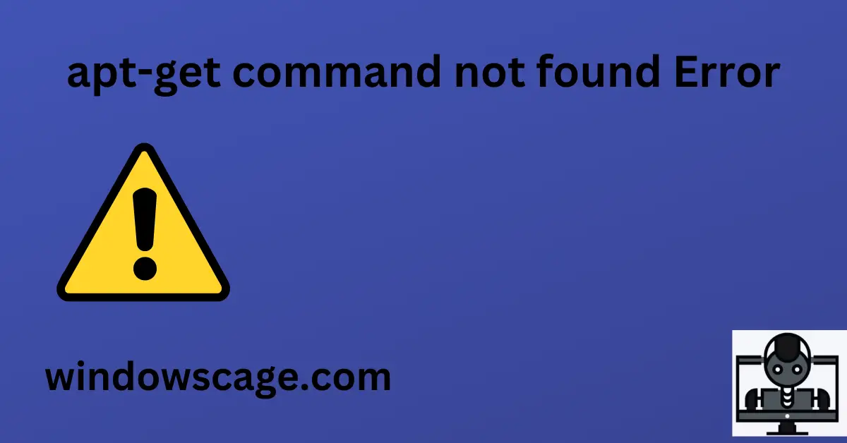 apt-get command not found Error