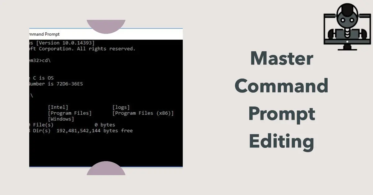 Editing Text in Command Prompt using Shortcuts