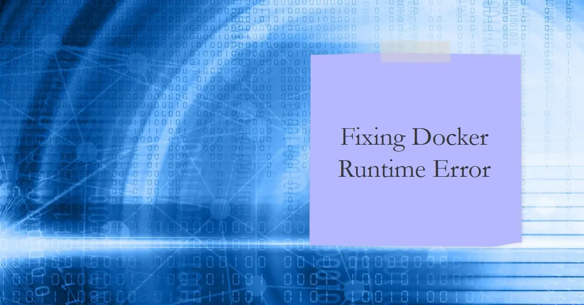 Fixing the Docker runtime error "can't start new thread."