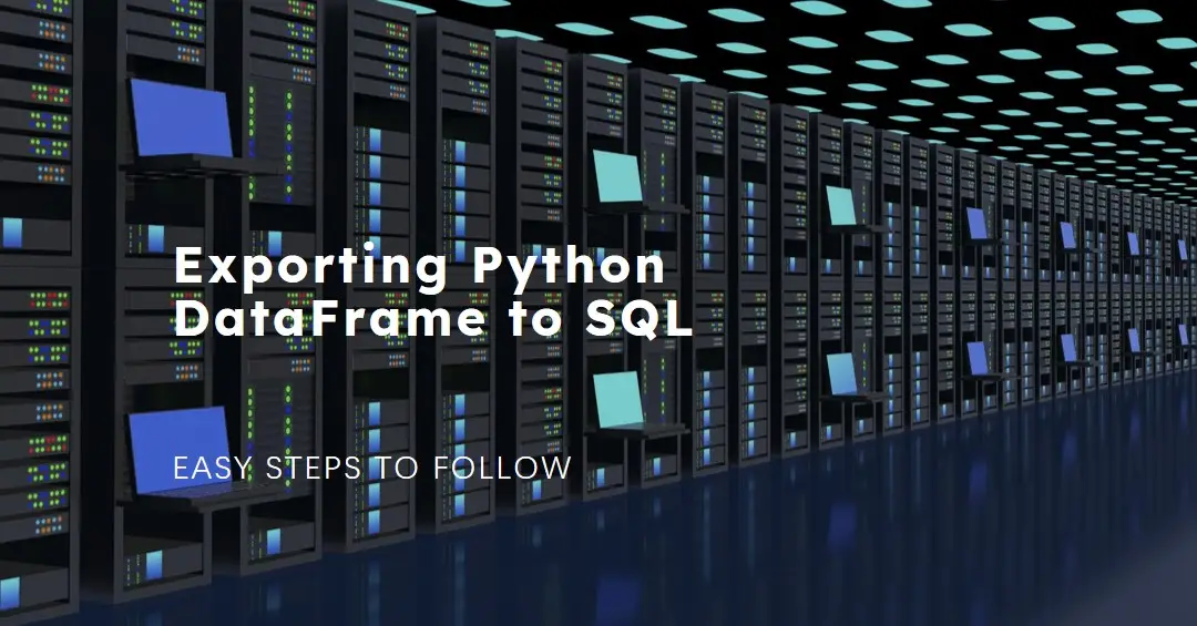 How to Export a Python DataFrame to an SQL File